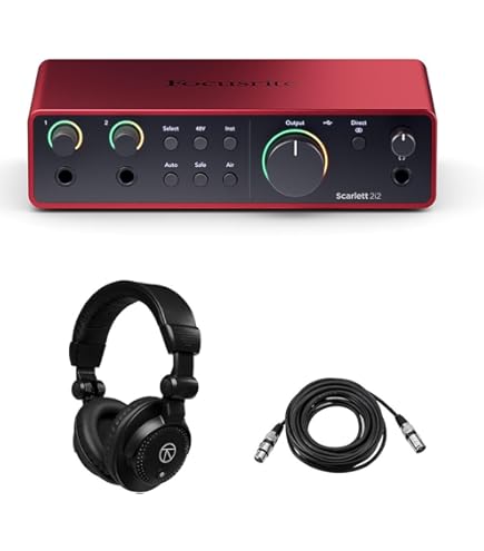 Amazon.com: Focusrite Scarlett 2i2 4th Gen USB Interface with
